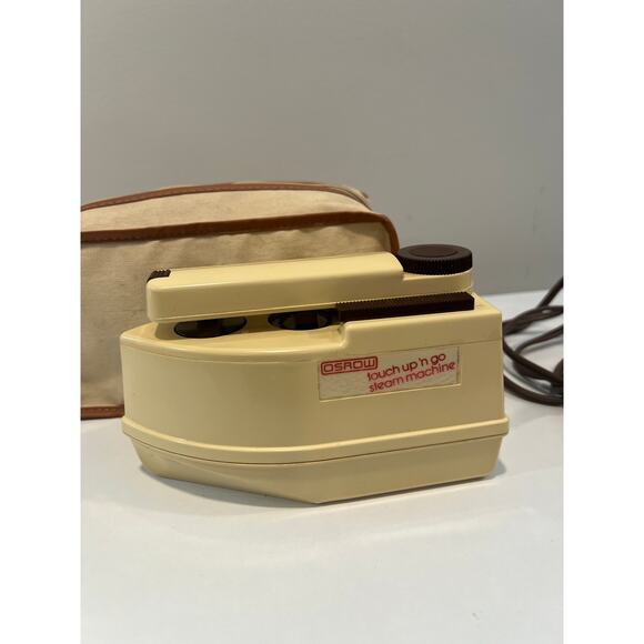 Vintage Osrow Travel Touch Up ‘N Go Steam Machine Original Bag JL - Picture 8 of 10